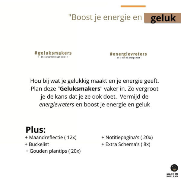 Purpuz Planner 2021 - Boost je energie