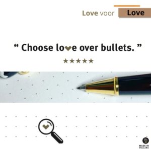 Choose Love over Bullets