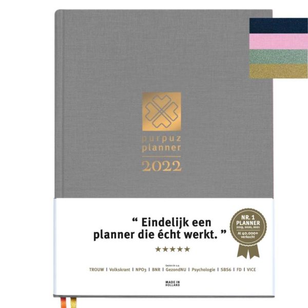 Purpuz Planner 2022 - Agenda 2022 - Original Grey 5