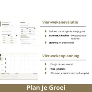 Purpuz Planner PRO Weekplanner - Agenda - Ongedateerd 9