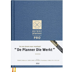 Purpuz Planner PRO Weekplanner - Agenda - Ongedateerd - Navy Blue