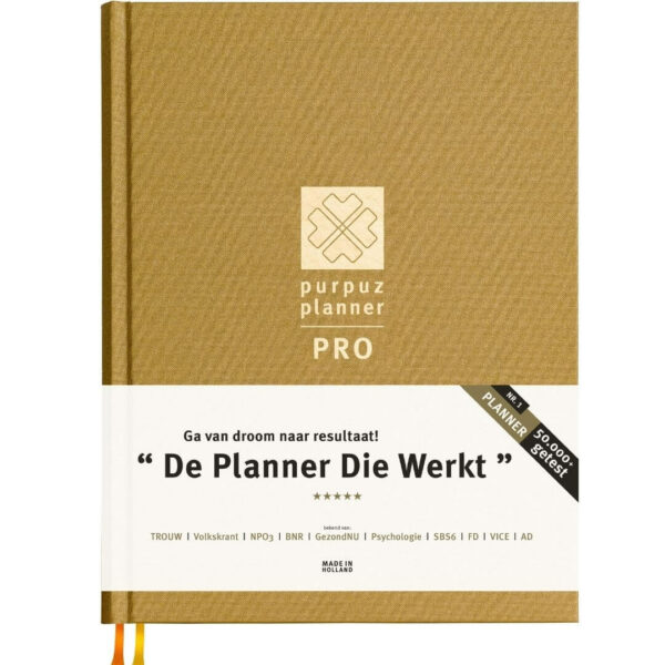 Purpuz Planner PRO Weekplanner - Agenda - Ongedateerd - olden Success