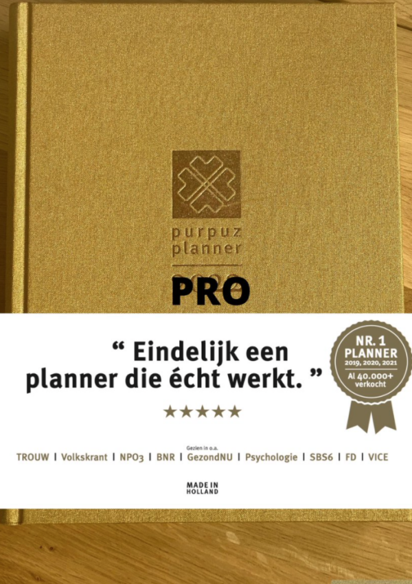 Purpuz Planner Pro - Golden Succes
