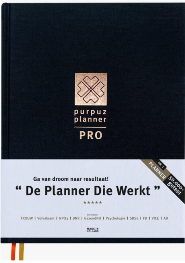 Purpuz Planner Pro - Bold Black