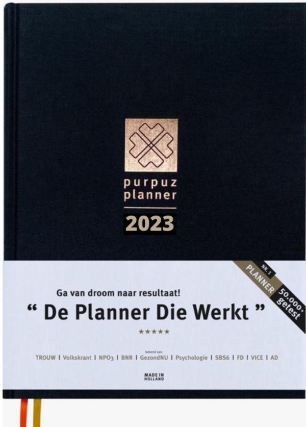 Purpuz Planner 2023 - Zwart