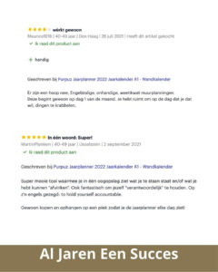 Purpuz Jaarplanner 2025 - A1 Wandkalender - Wallplanner al reviews. Het is echt al jaren een hit.