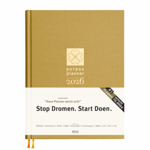 Purpuz Planner 2026 agenda en Life Coach in een - Golden Success
